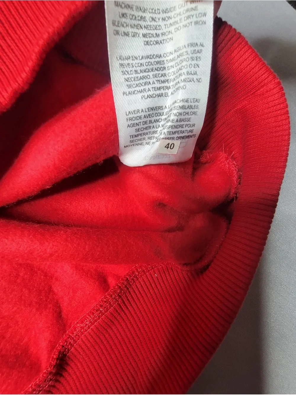 Wrangler Red Crewneck Sweatshirt with Western Embroidery - Picture 10 of 12